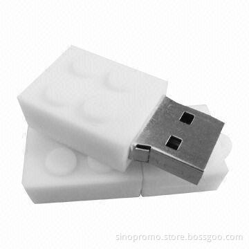 Promotional USB Flash Disks, Made of Eco-friendly Material